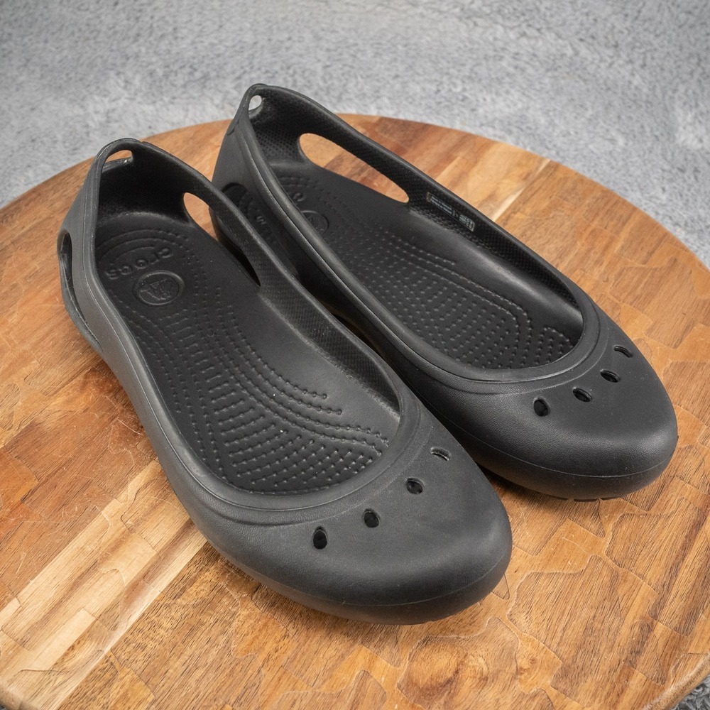CROCS Kadee‎ Ballet Flats Women's Size 7 Black